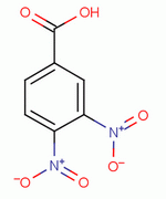 3,4-二硝基苯甲酸分子式结构图