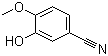 3-羟基-4-甲氧基苯腈分子式结构图