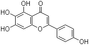 野黄芩素分子式结构图