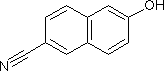 6-氰基-2-萘酚分子式结构图