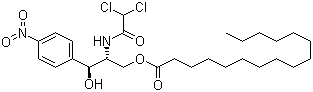 氯霉素棕榈酸酯分子式结构图