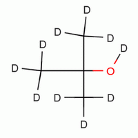 叔-丁醇-D10分子式结构图