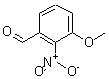 3-甲氧基-2-硝基苯甲醛分子式结构图