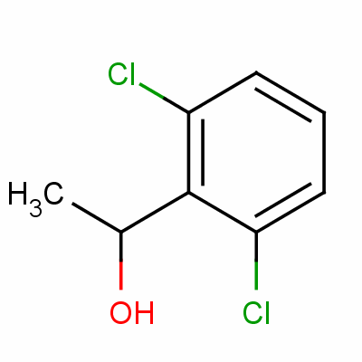 1-(2,6-二氯苯基)乙醇分子式结构图