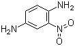 2-硝基-1,4-苯二胺分子式结构图