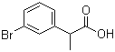 2-(3-溴苯基)丙酸分子式结构图