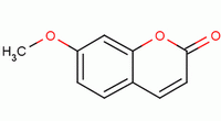 7-甲氧基香豆素分子式结构图