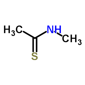 N-甲基硫代乙酰胺分子式结构图