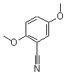 2,5-二甲氧基苯甲腈分子式结构图