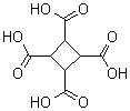 1,2,3,4-环丁烷四羧酸分子式结构图