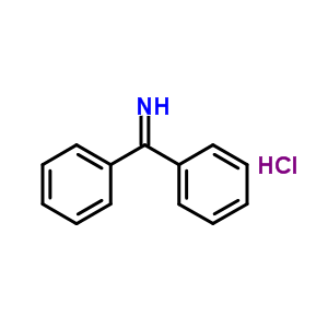 二苯酮缩亚胺盐酸盐分子式结构图