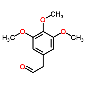 3,4,5-三甲氧基苯乙醛分子式结构图