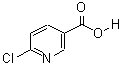 6-氯吡啶-3-甲酸分子式结构图