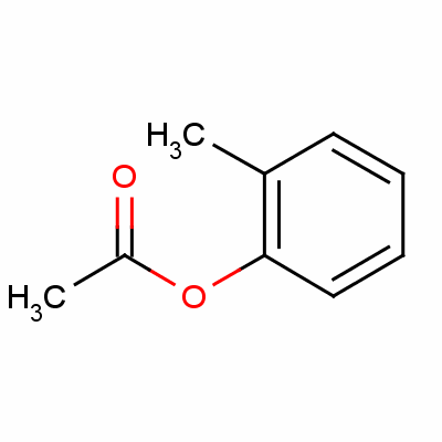 乙酸-2-甲基苯基酯分子式结构图