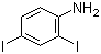 2,4-二碘苯胺分子式结构图