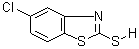 5-氯-2-巯基苯并噻唑分子式结构图
