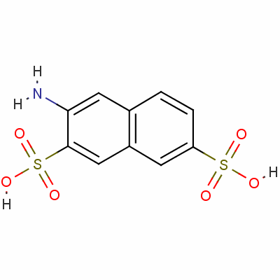 氨基萘二磺酸单钠盐;90%分子式结构图