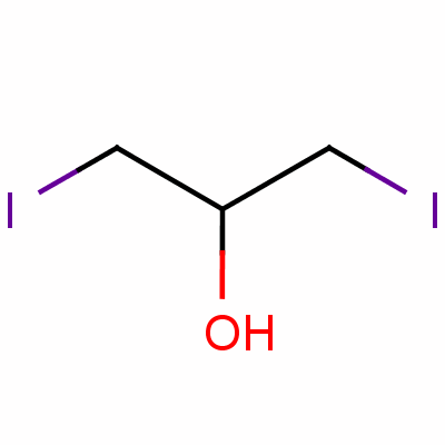 1,3-二碘-2-丙醇分子式结构图