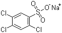 2,4,5-三氯苯磺酸钠分子式结构图