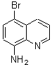 5-溴-8-喹啉胺分子式结构图