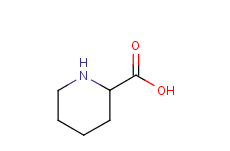 DL-2-哌啶甲酸分子式结构图