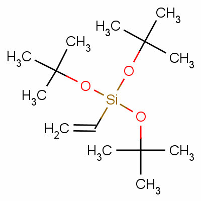 三叔丁氧基乙烯基硅烷分子式结构图