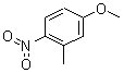 2-甲基-4-甲氧基硝基苯分子式结构图