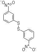 3,3'-二硝基二苯二硫分子式结构图