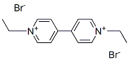 1,1'-二乙基-4,4'-联吡啶鎓二溴化物分子式结构图