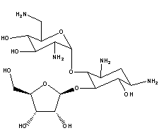 硫酸核糖霉素分子式结构图