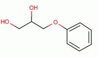 3-苯氧基-1,2-丙二醇分子式结构图