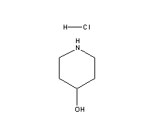 4-羟基哌啶盐酸盐分子式结构图