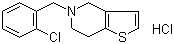 盐酸噻氯匹定分子式结构图