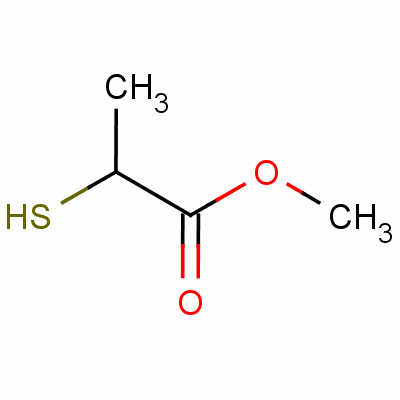 2-巯基丙酸甲酯分子式结构图