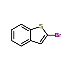 2-溴苯并噻吩分子式结构图