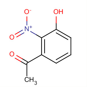 1-(3-羟基-2-硝基苯基)乙酮分子式结构图