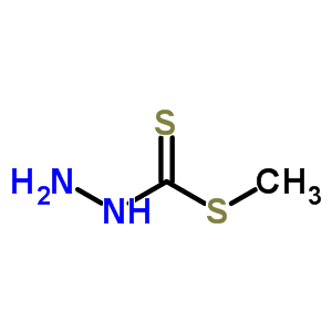 肼基二硫代甲酸甲酯分子式结构图