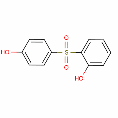 2,4-二羟基二苯砜分子式结构图