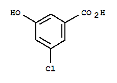 3-氯-5-羟基苯甲酸分子式结构图