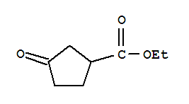 3-氧代环戊烷甲酸乙酯分子式结构图