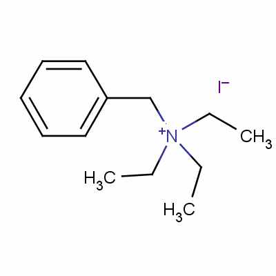 苄基三乙基碘化铵分子式结构图