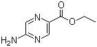 5-氨基吡嗪-2-羧酸乙酯分子式结构图