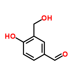 4-羟基-3-羟基甲基苯甲醛分子式结构图