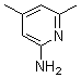 2-氨基-4,6-二甲基吡啶分子式结构图