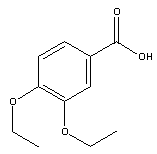 3,4-二乙氧基苯甲酸分子式结构图