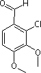 2-氯-3,4-二甲氧基苯甲醛分子式结构图