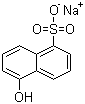 1-萘酚-5-磺酸钠分子式结构图