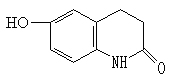 6-羟基-3,4-二氢-2-喹啉酮分子式结构图