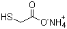 硫代乙醇酸铵分子式结构图