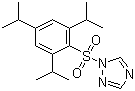 1-(2,4,6-三异丙基苯磺酰)-1,2,4-三唑分子式结构图